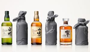 Whiskies Suntory et Furoshiki