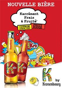 K by Kronenbourg, la bière aux fruits