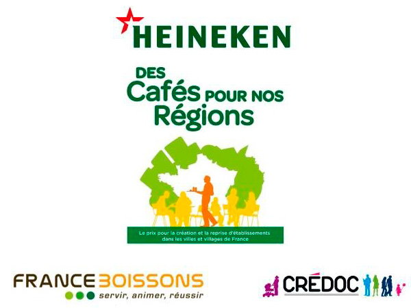 Prix des Cafés pour Nos Régions Heineken et Baromètre France Boissons/CREDOC