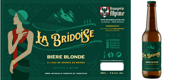 La Bridoise, la bière identitaire de l’Office de Tourisme de Brides-les-Bains