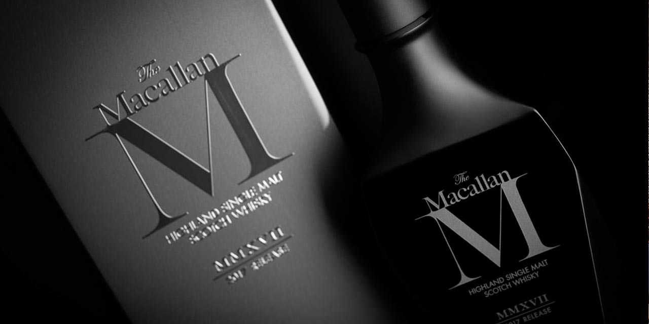 The Macallan M Black 2017, cristal noir et tourbe