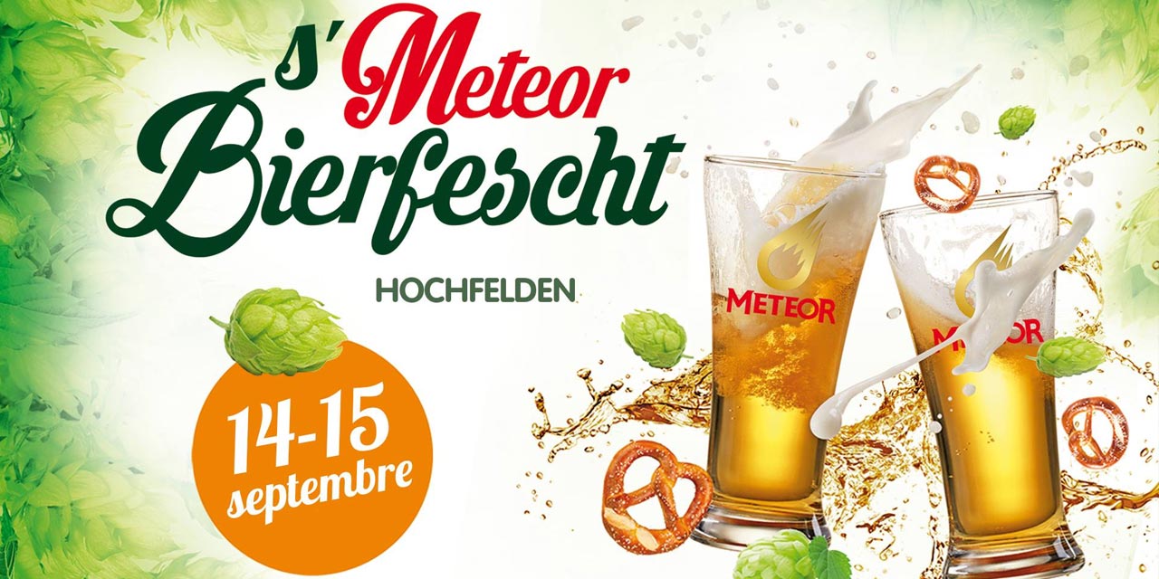 Ne manquez pas la 3eme s’Meteor Bierfescht les 14 et 15 septembre prochain