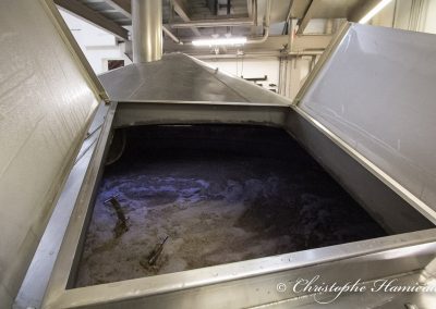 The BenRiach Distillery. Brassage du malt et de l'eau