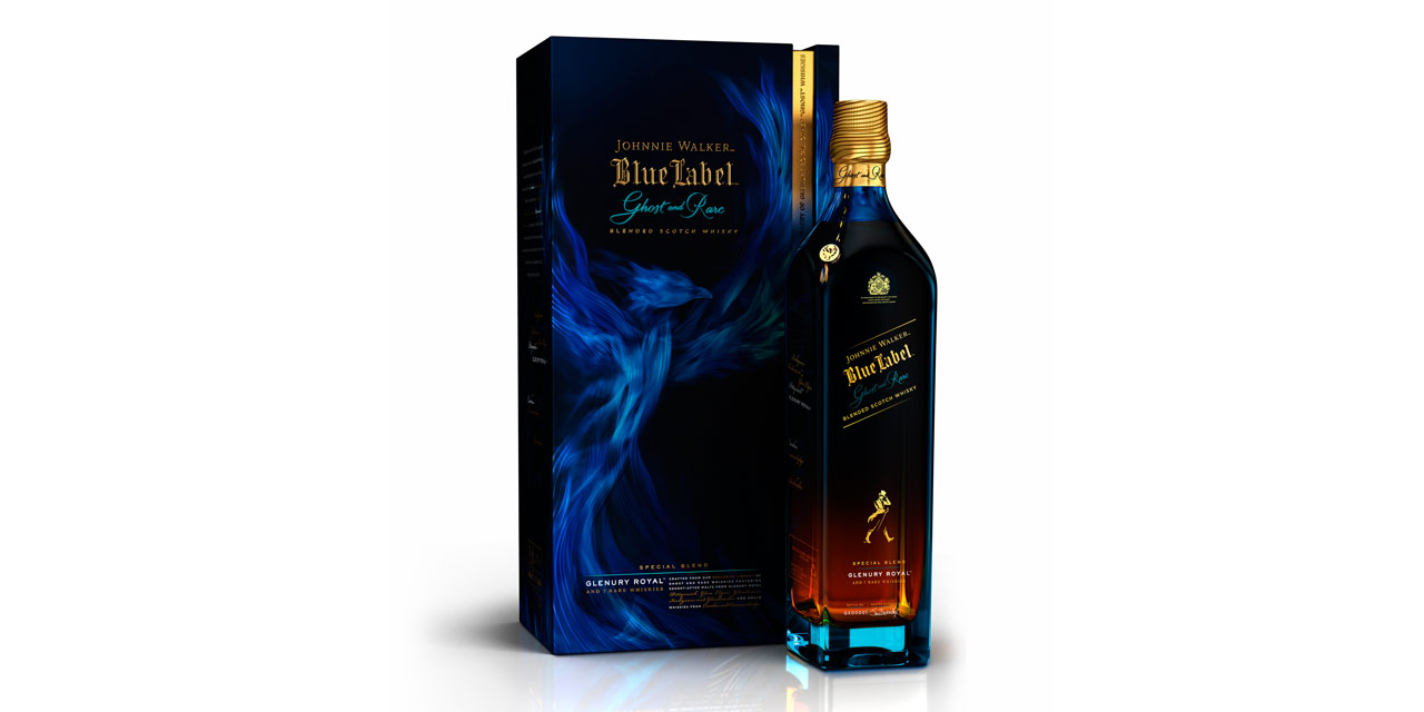 Johnnie Walker annonce le Blue Label Ghost & Rare Glenury Royal