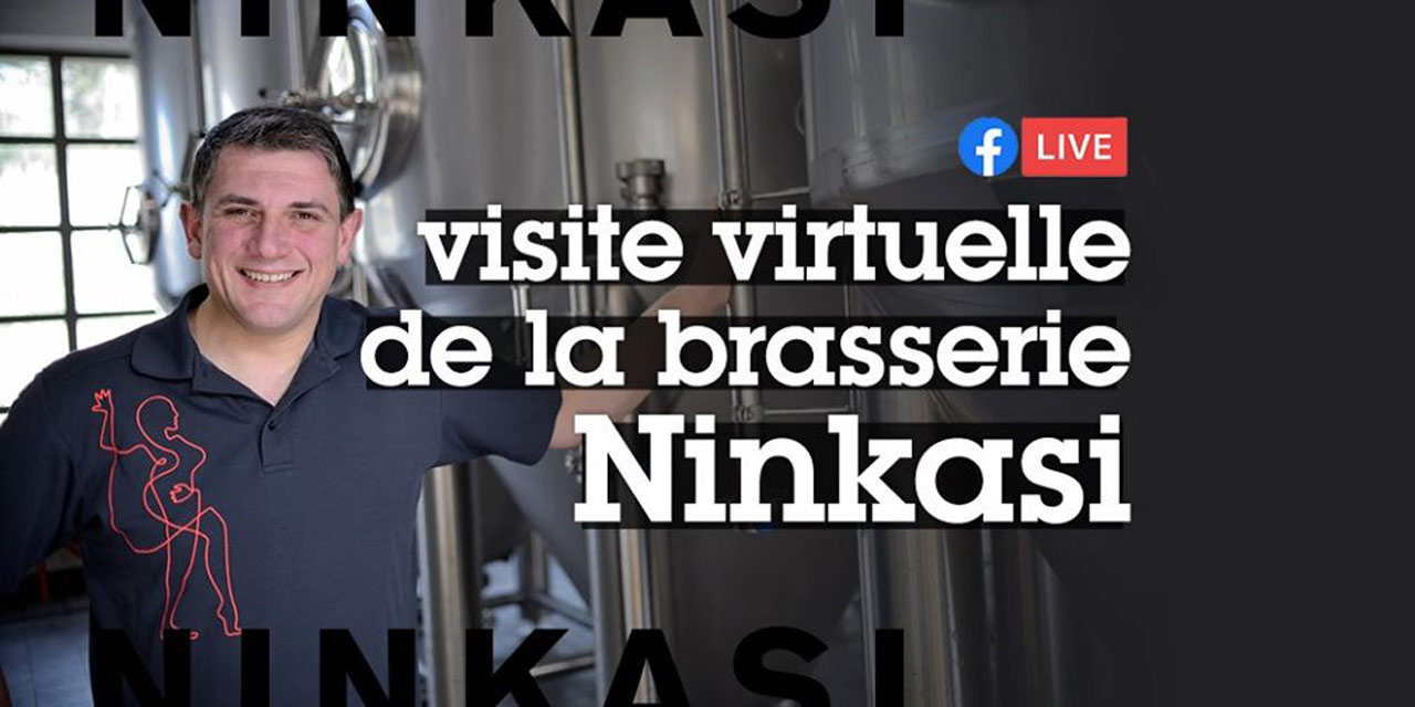 Visite virtuelle, mais live, de la brasserie Ninkasi de Tarare
