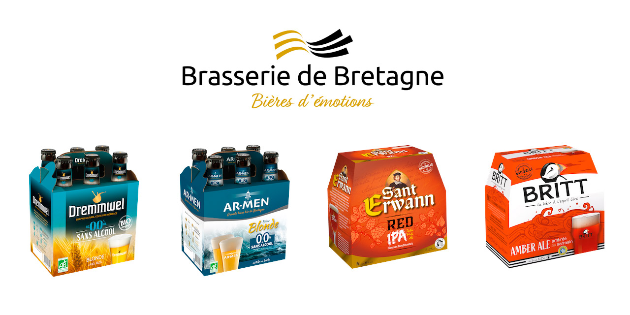 4 nouveaux brassins dont 2 sans alcool 0.0% à la Brasserie de Bretagne