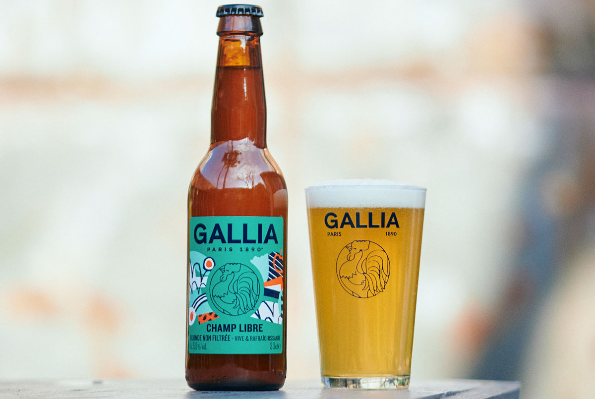 Gallia Champ Libre et son verre