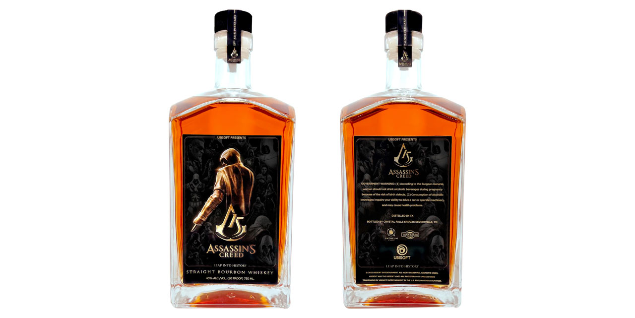 Assasin’s Creed s’offre un Straight Bourbon Whiskey pour ses 15 ans