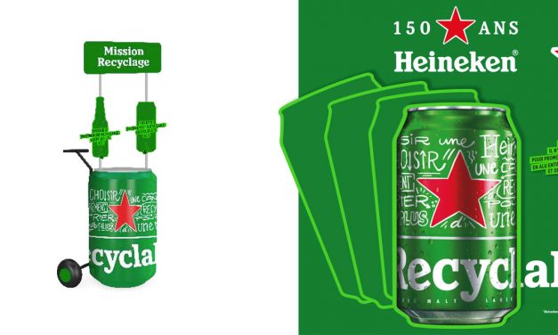 Heineken ultra valorisé s’efface pour être recyclable