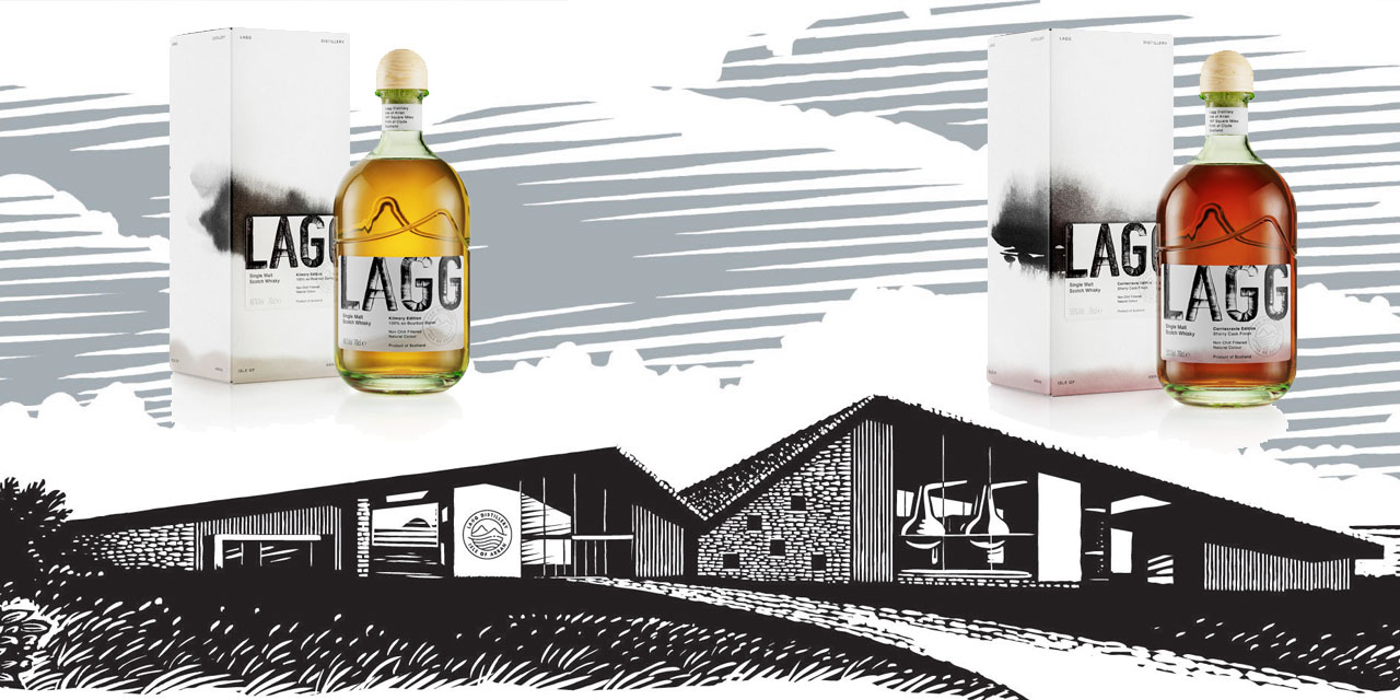 Lagg, la distillerie de whisky tourbé de chez Arran Distillers