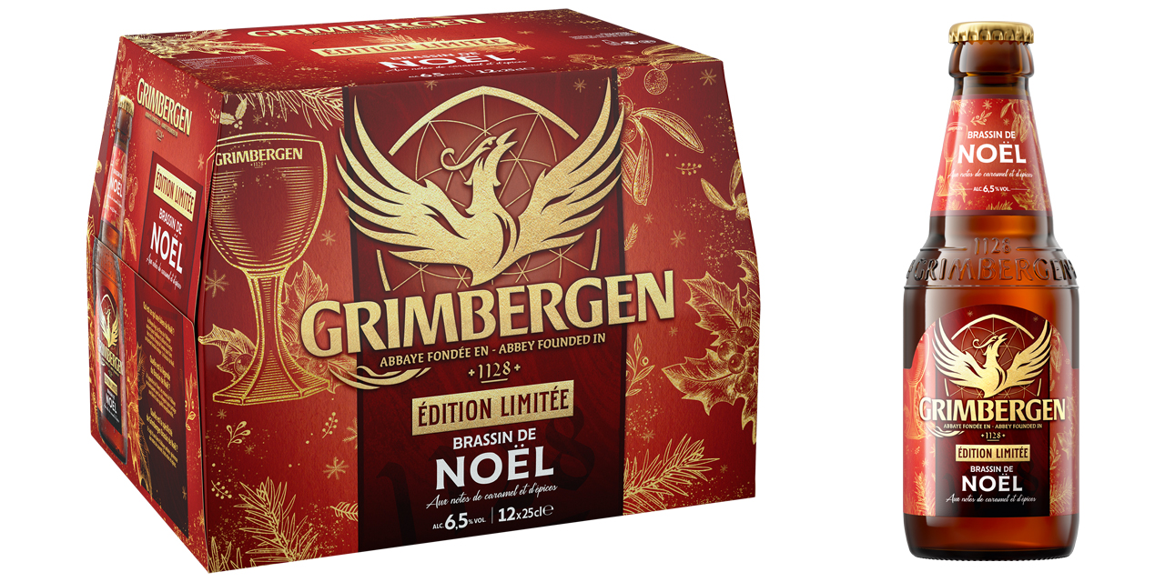 Grimbergen: brassin et packaging en édition limitée pour les Fêtes