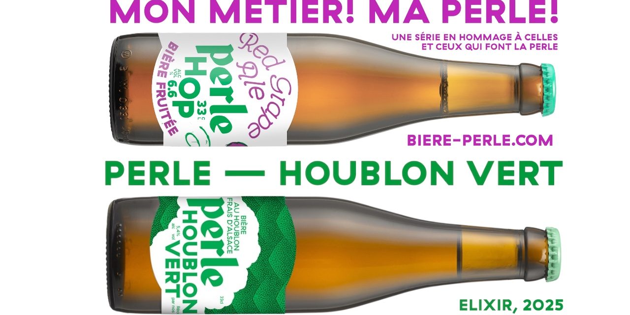 La Red Grape Ale et la Perle Houblon Vert 2025