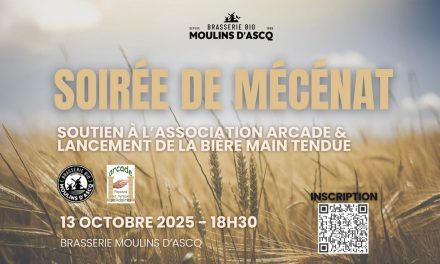 Soirée mécénat et nouvelle bière à la Brasserie Moulins d’Ascq