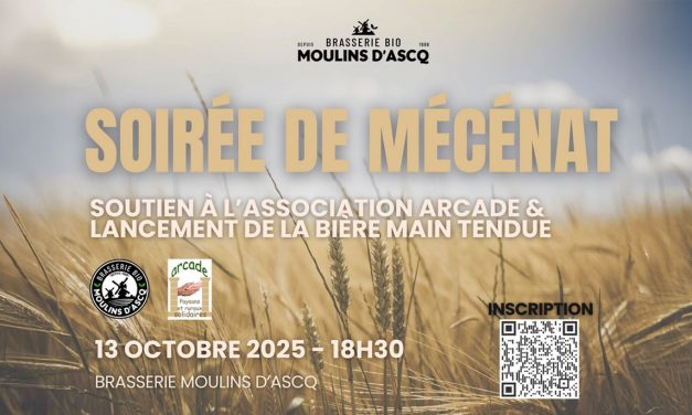 Soirée mécénat et nouvelle bière à la Brasserie Moulins d’Ascq