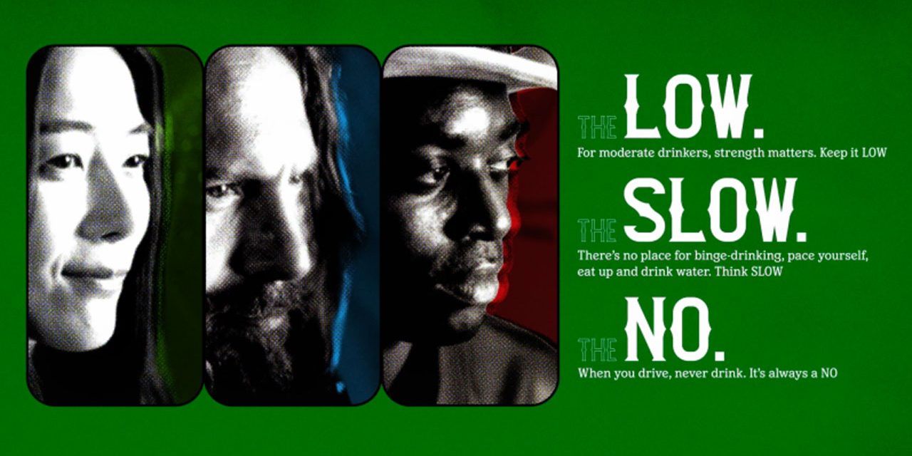 « Low. Slow. No. », le mantra modération de Heineken