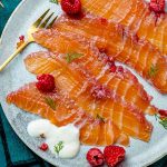 Saumon gravlax au whiskey irlandais