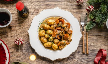 Ragoût végétarien aux champignons et à la bière brune