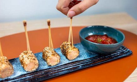 Saucisses de poisson et ketchup au whisky tourbé