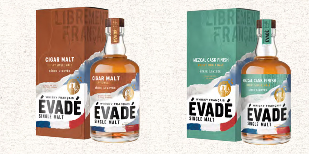 Evadé Cigar malt et Évadé Mezcal Finish